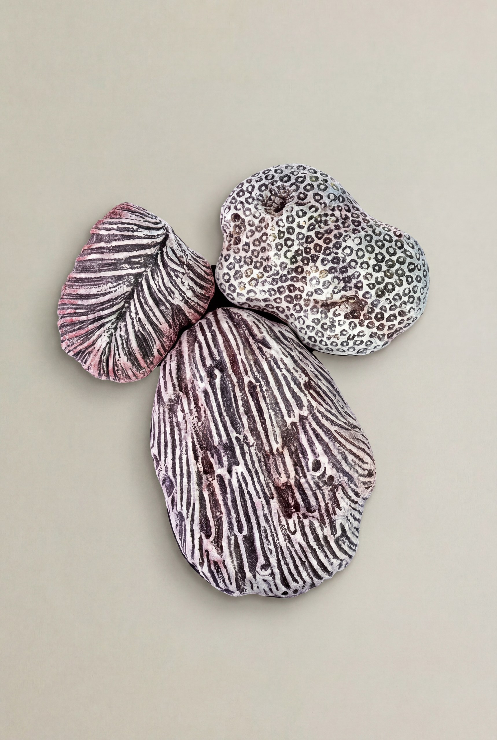 Calyxen Red Coral Inspired Wall Decor (45x40CM)