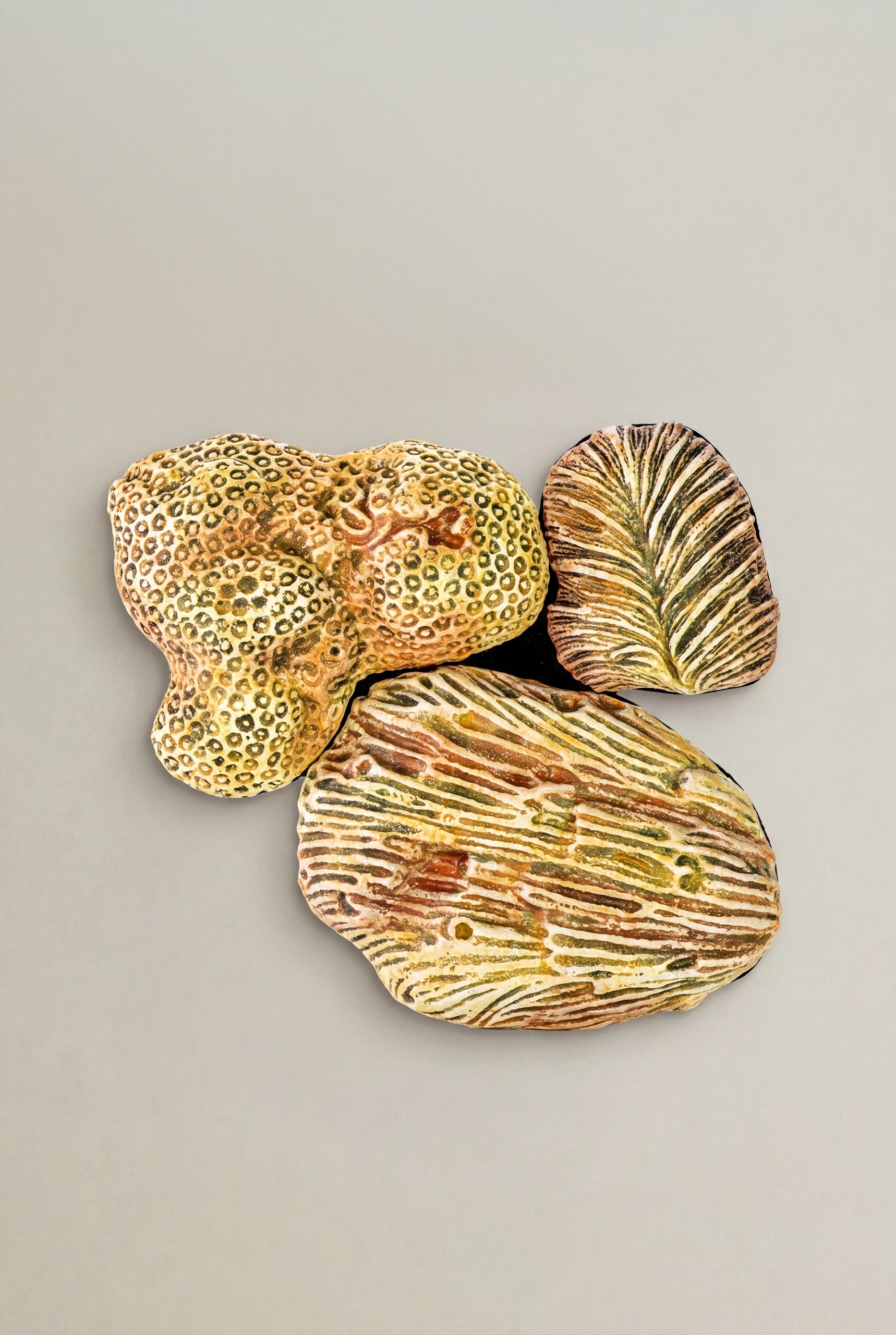 Calyxen Yellow Coral Inspired Wall Decor (45x40CM)