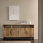 Calviro Wooden Sideboard Cabinet