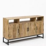 Calviro Wooden Sideboard Cabinet