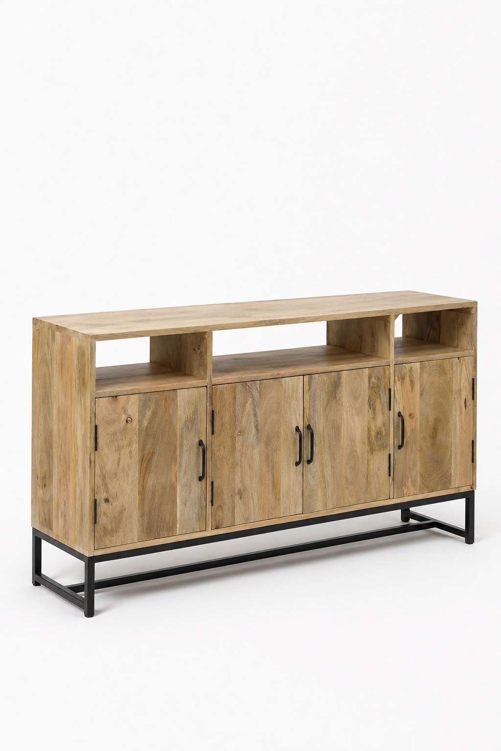 Calviro Wooden Sideboard Cabinet - Image 2