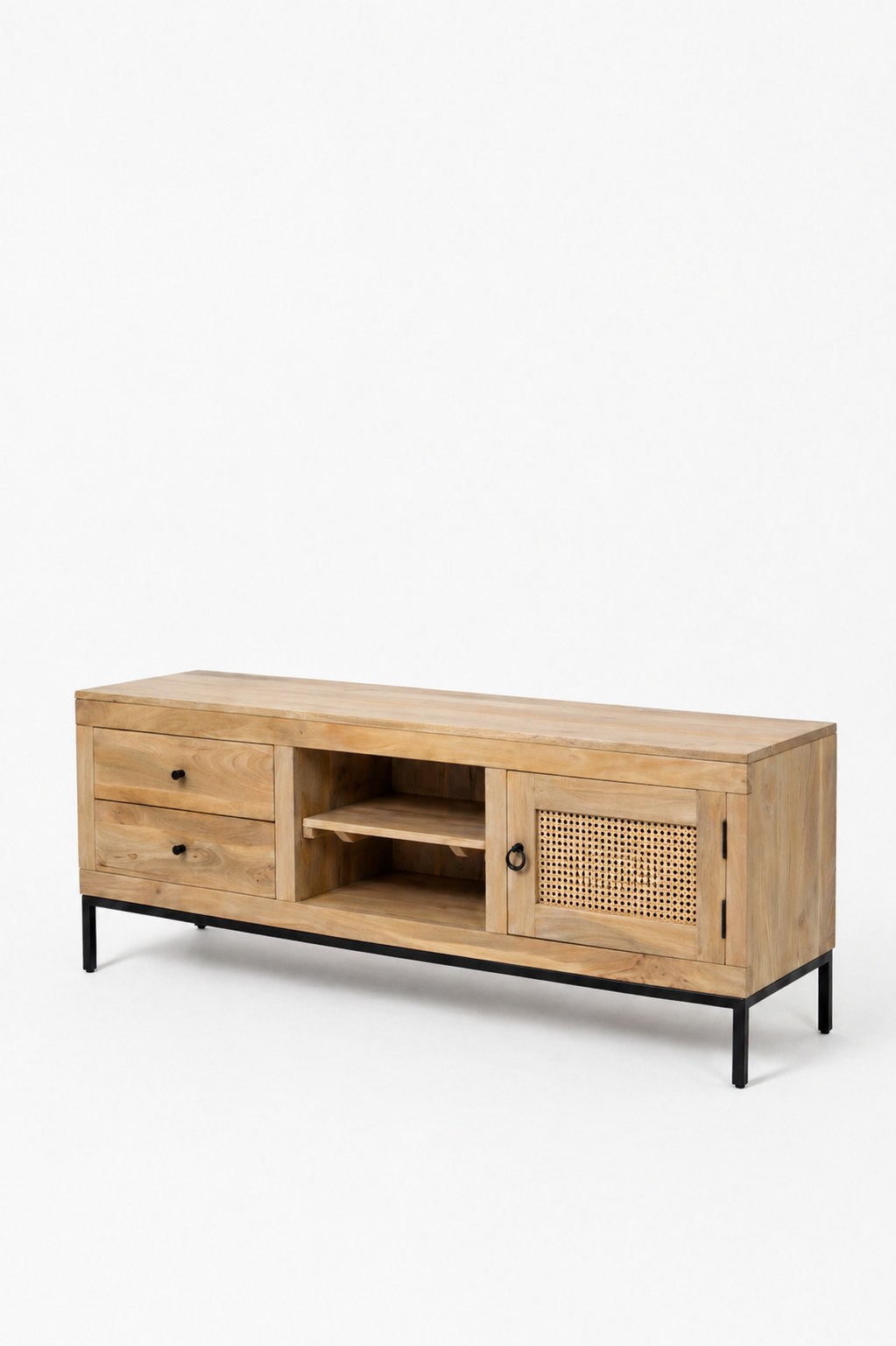 Tavero Cane Wood TV Unit - Image 2