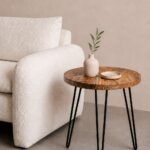 Zephra Wooden Round Side Table