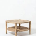 Solvyn Wooden Round Coffee Table