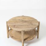 Solvyn Wooden Round Coffee Table