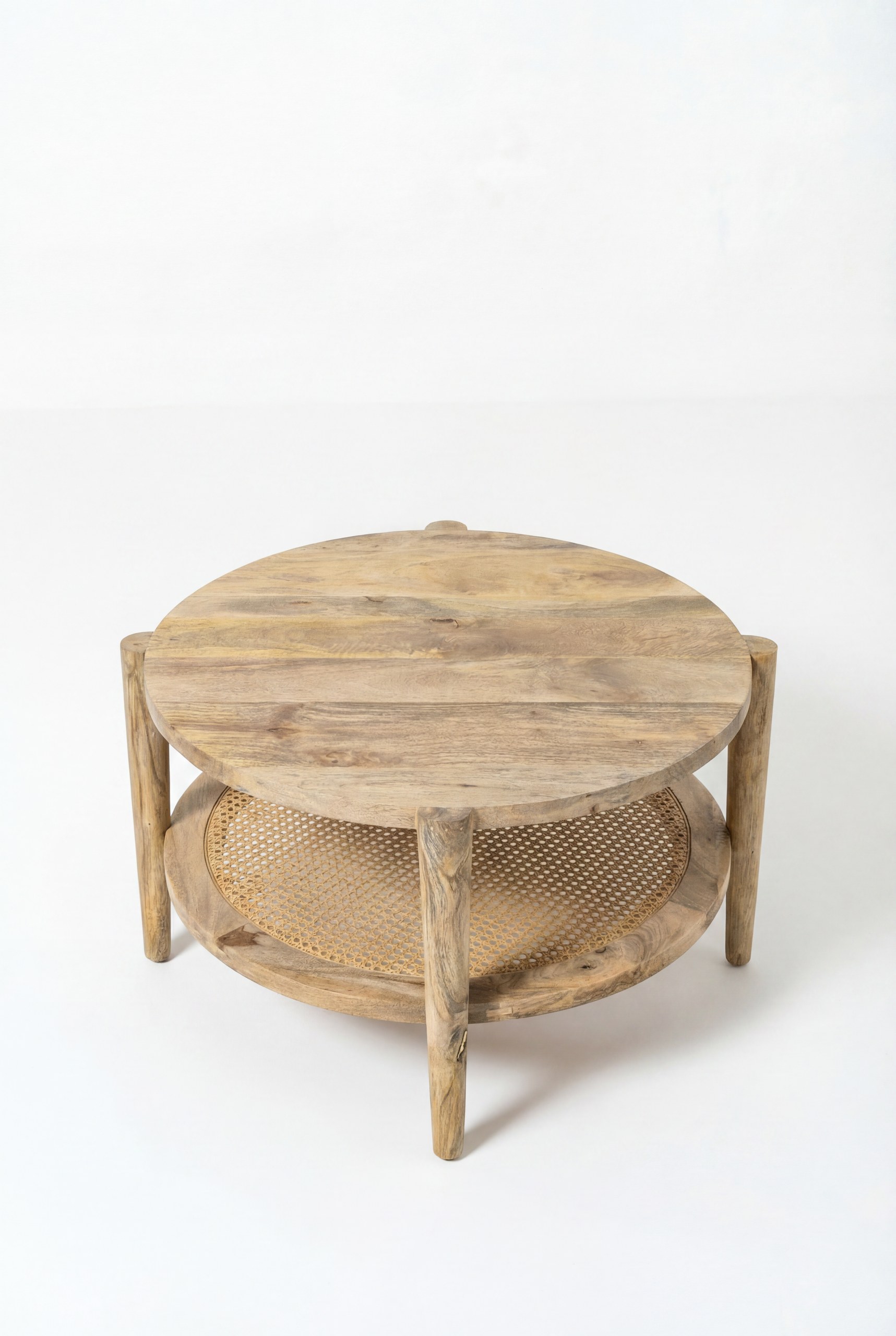 Solvyn Wooden Round Coffee Table - Image 3