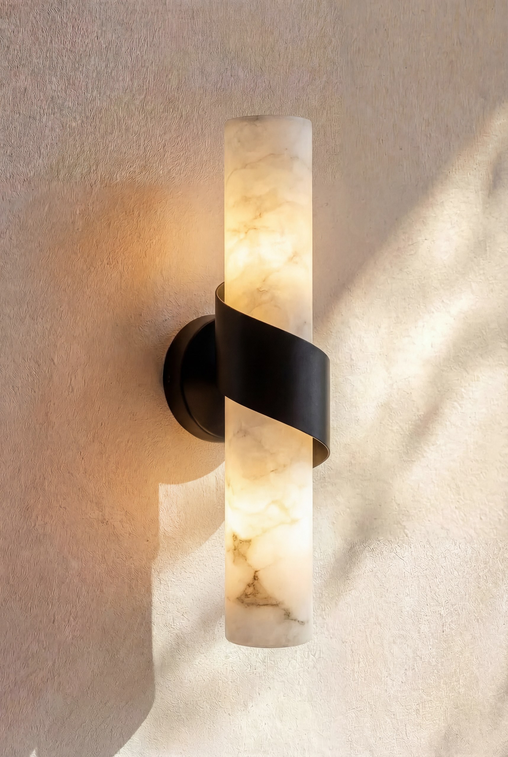 Velour Black Wall Light