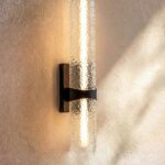 Delven Black Wall Light