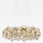 Arixo Crystal Round Pendant Light
