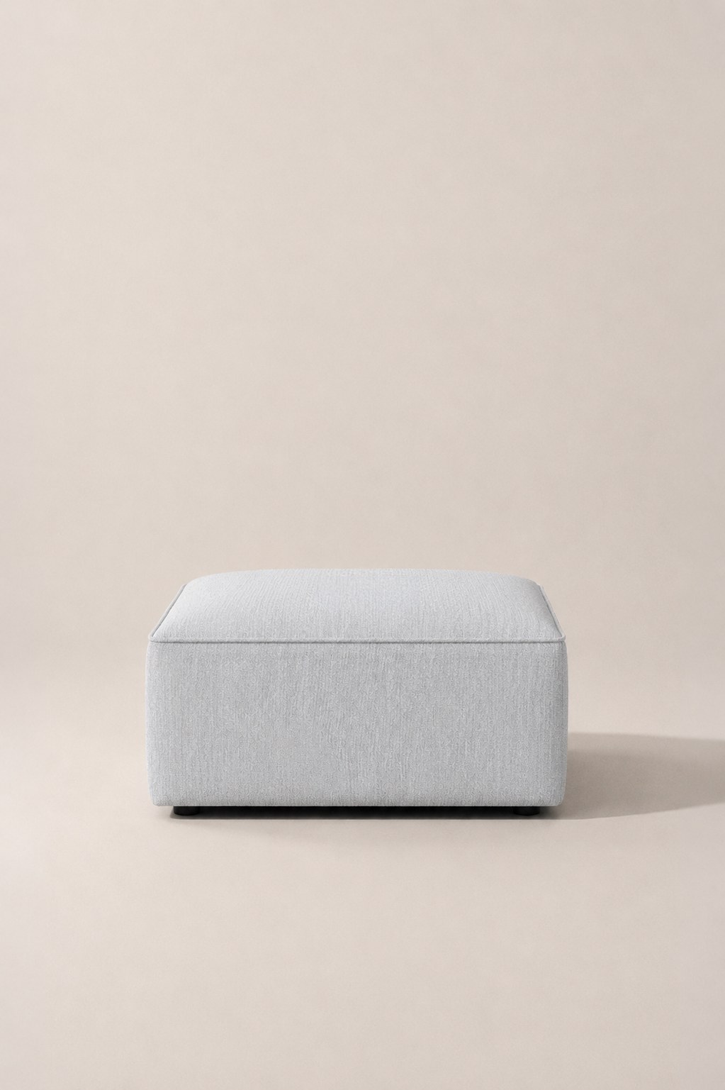Aysun Silver Mist Ottoman