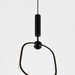 Daxor Oval Black Pendant Light