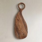 Alvera Dark Wood Serving Paddle Board