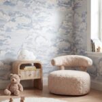 Nino Kids Beige Plush Sofa Chair