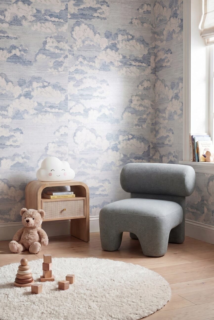 Mimi Kids Grey Lounge Chair