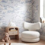 Nelo Kids Off White Boucle Sofa Chair