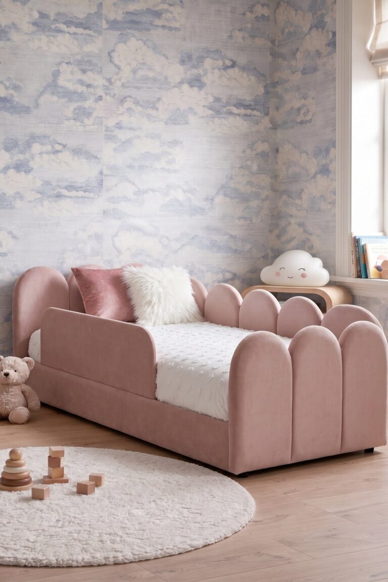 Telo Kids Pink Toddler Bed