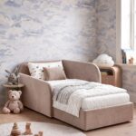 Nemi Kids Pale Taupe Toddler Bed