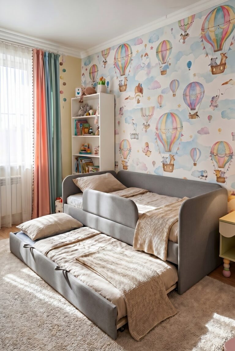 Zumi Kids Smokey Grey Toddler Bed