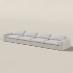 Orvella Repose Grey 4 Seater Sofa