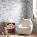 Tina Kids Off White Boucle Sofa Chair