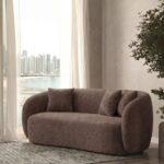 Amanti Cocoa Dust 3 Seater Sofa