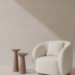 Amanti Ivory Whisper Lounge Sofa Chair