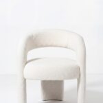 Arova Off White Boucle Dining Chair