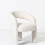 Arova Off White Boucle Dining Chair