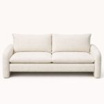 Belin Off White Boucle 2 Seater Sofa