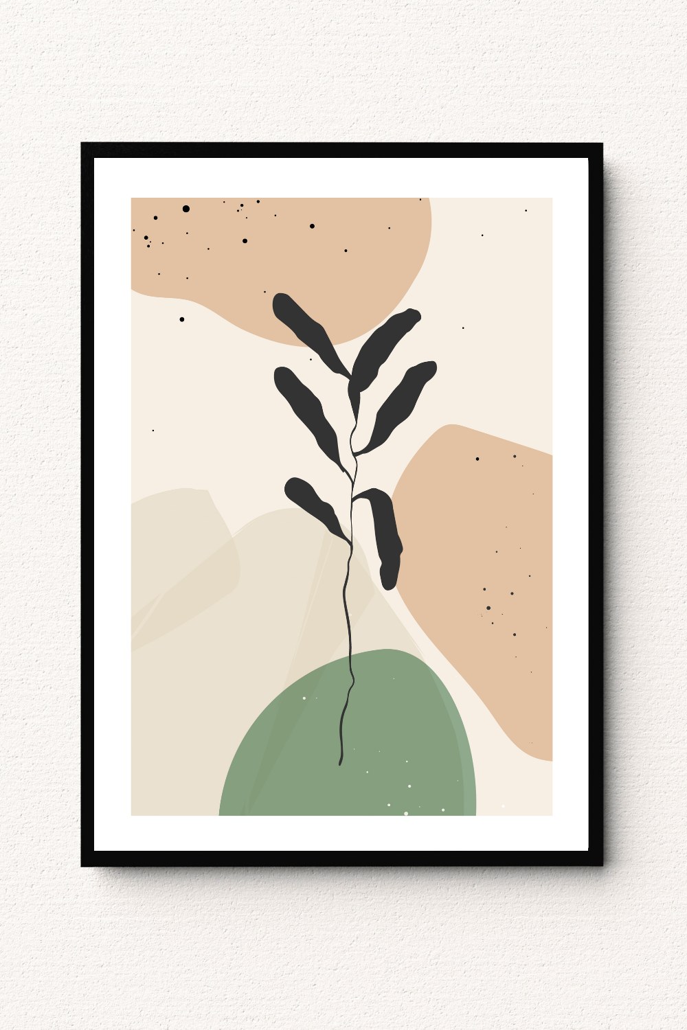 Muted Earth Leaf Wall Art