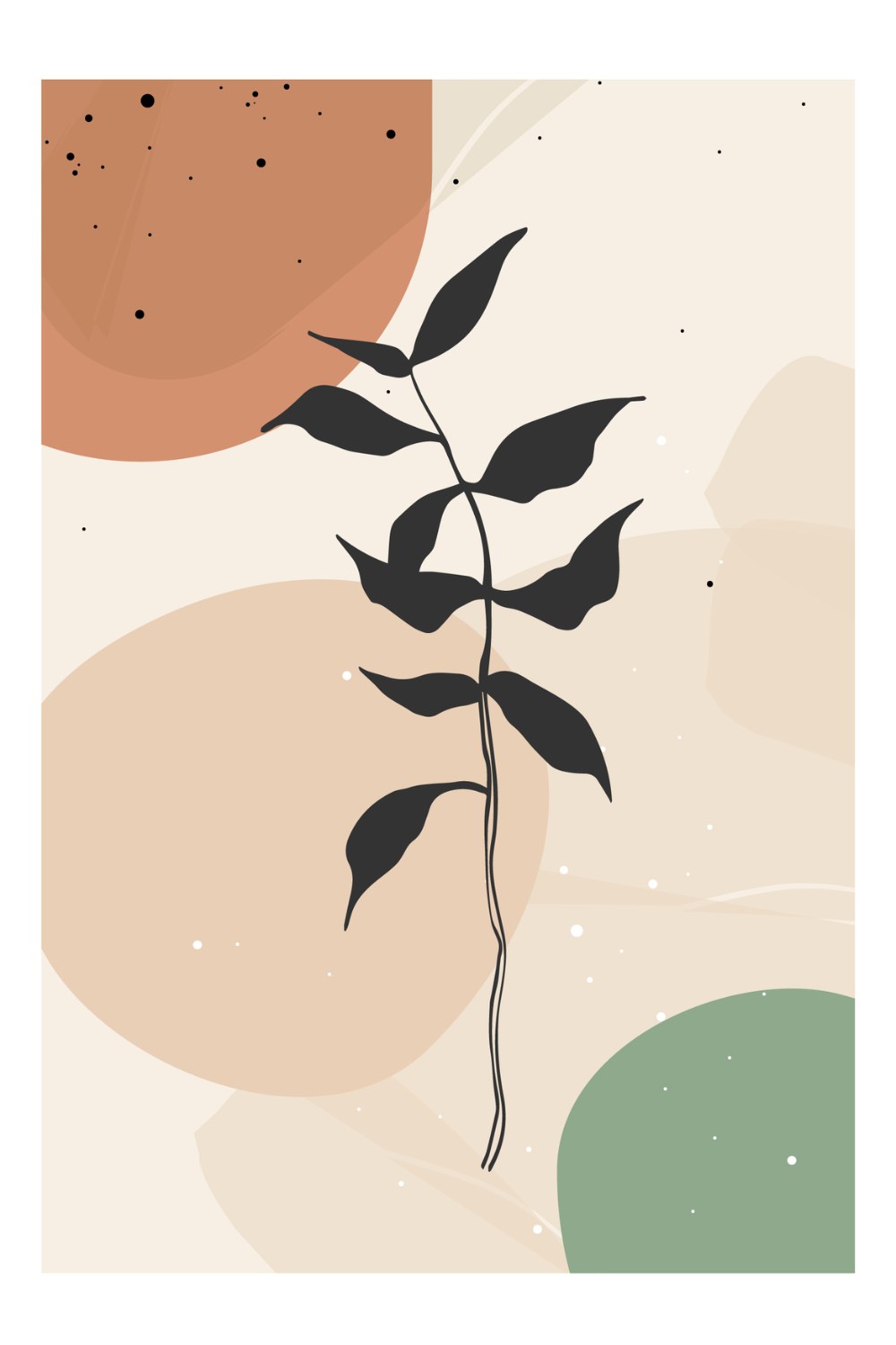 Sage Clay Leaf Wall Art - Image 2