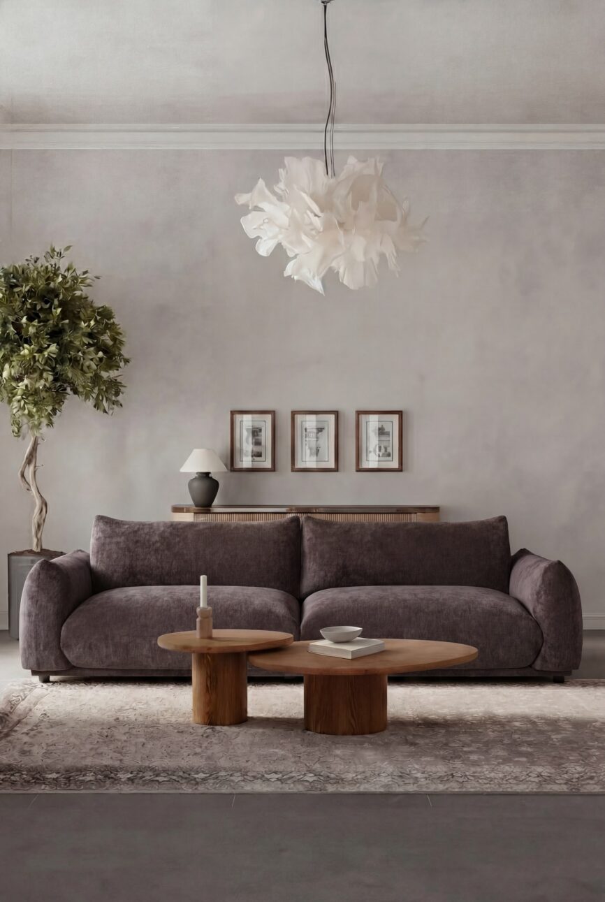 Alannah Cocoa Dust Modular 3 Seater Sofa