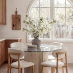 Alto Off White Natural Wood Dining Chair