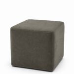 Noah Greyish Green Pouf