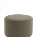 Mira Greyish Green Round Pouf (60CMx33CM)