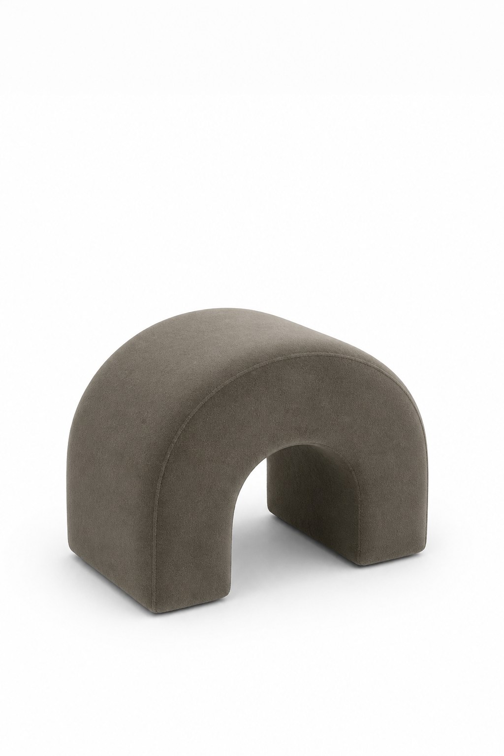 Rumi Greyish Green Arch Ottoman (60x45 CM)