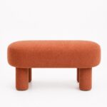 Modiva Warm Terracotta Bench Pouf