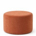 Mira Warm Terracotta Round Pouf (60CMx33CM)