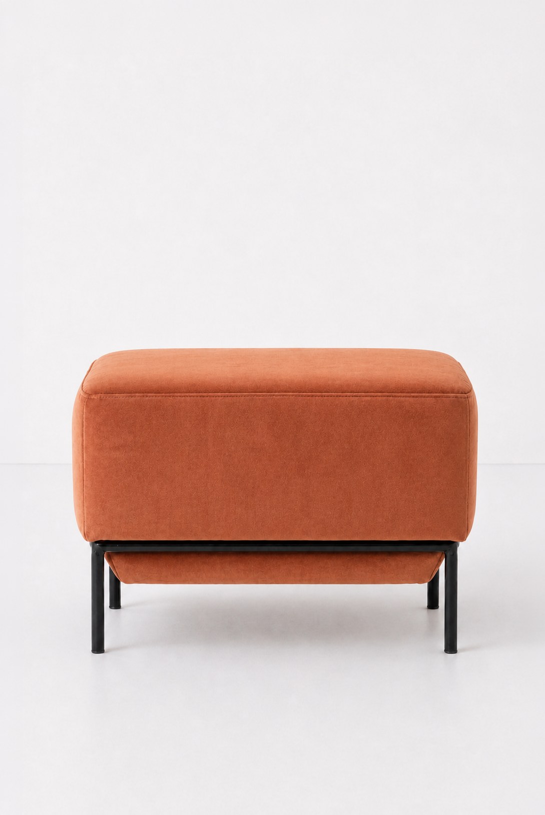 Lunis Warm Terracotta Compact Ottoman