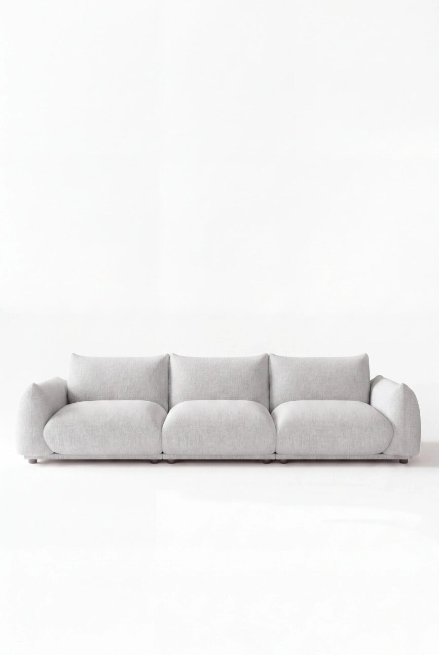 Alannah Grey Modular 4 Seater Sofa
