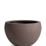 Zuno Dark Brown Fiber Pot
