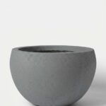 Zuno Light Grey Fiber Pot
