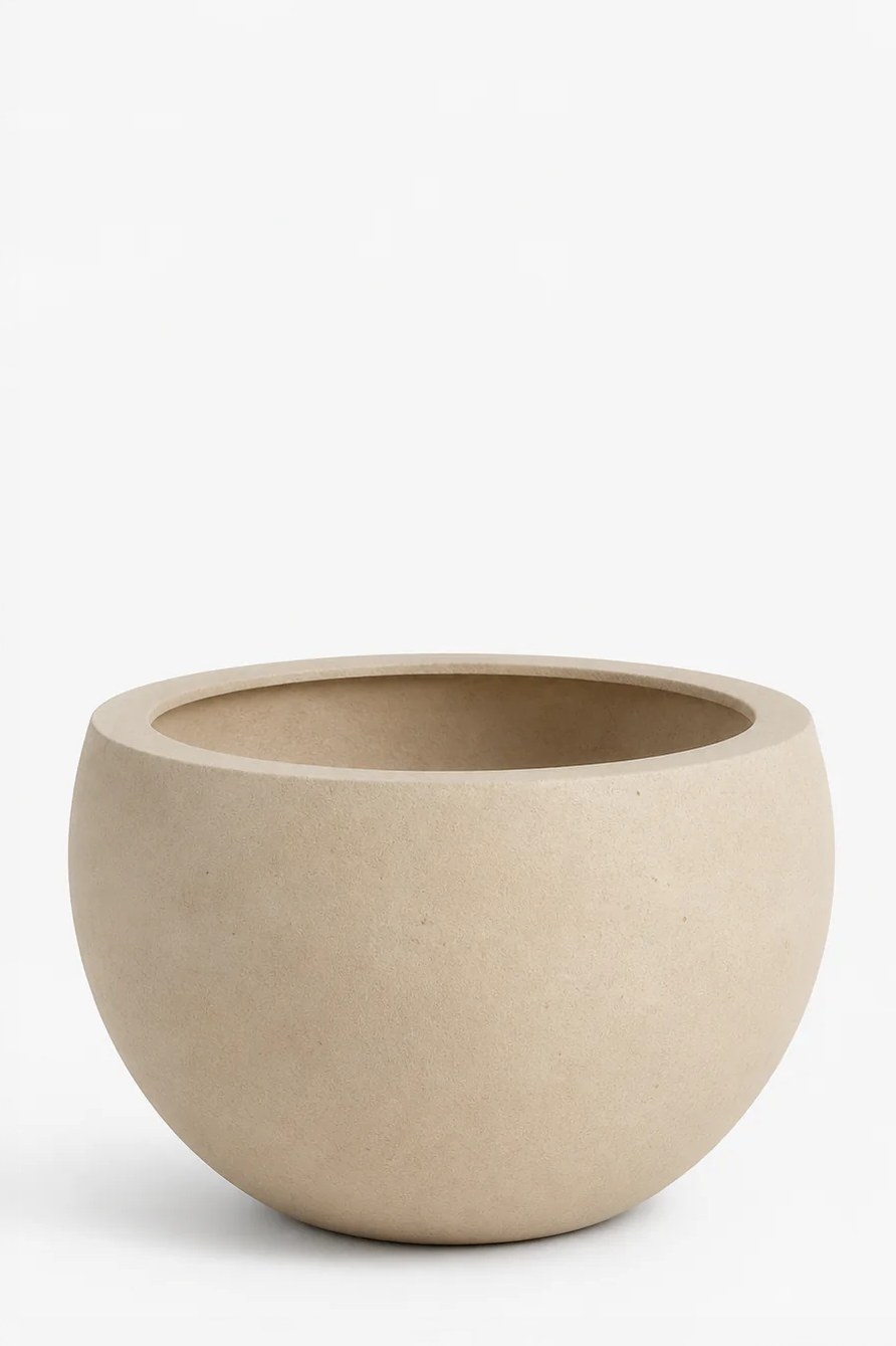 Zuno Cream Fiber Pot