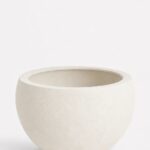 Zuno Off White Fiber Pot