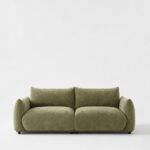 Alannah Light Olive Green Modular 2 Seater Sofa