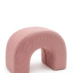 Rumi Mink Blush Arch Ottoman (60x45 CM)
