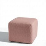 Noah Mink Blush Pouf