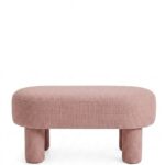 Modiva Mink Blush Bench Pouf