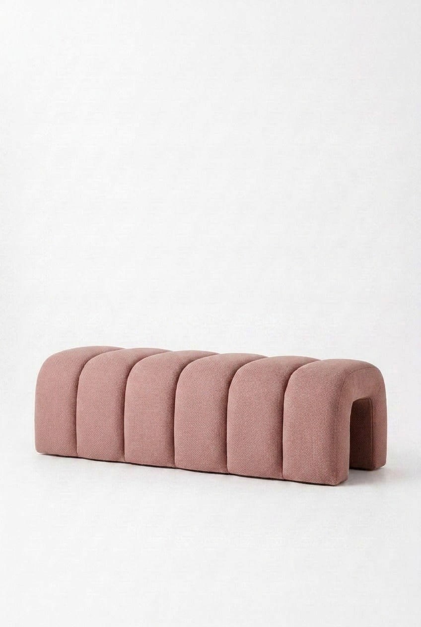 Graciell Mink Blush Bench - Image 2