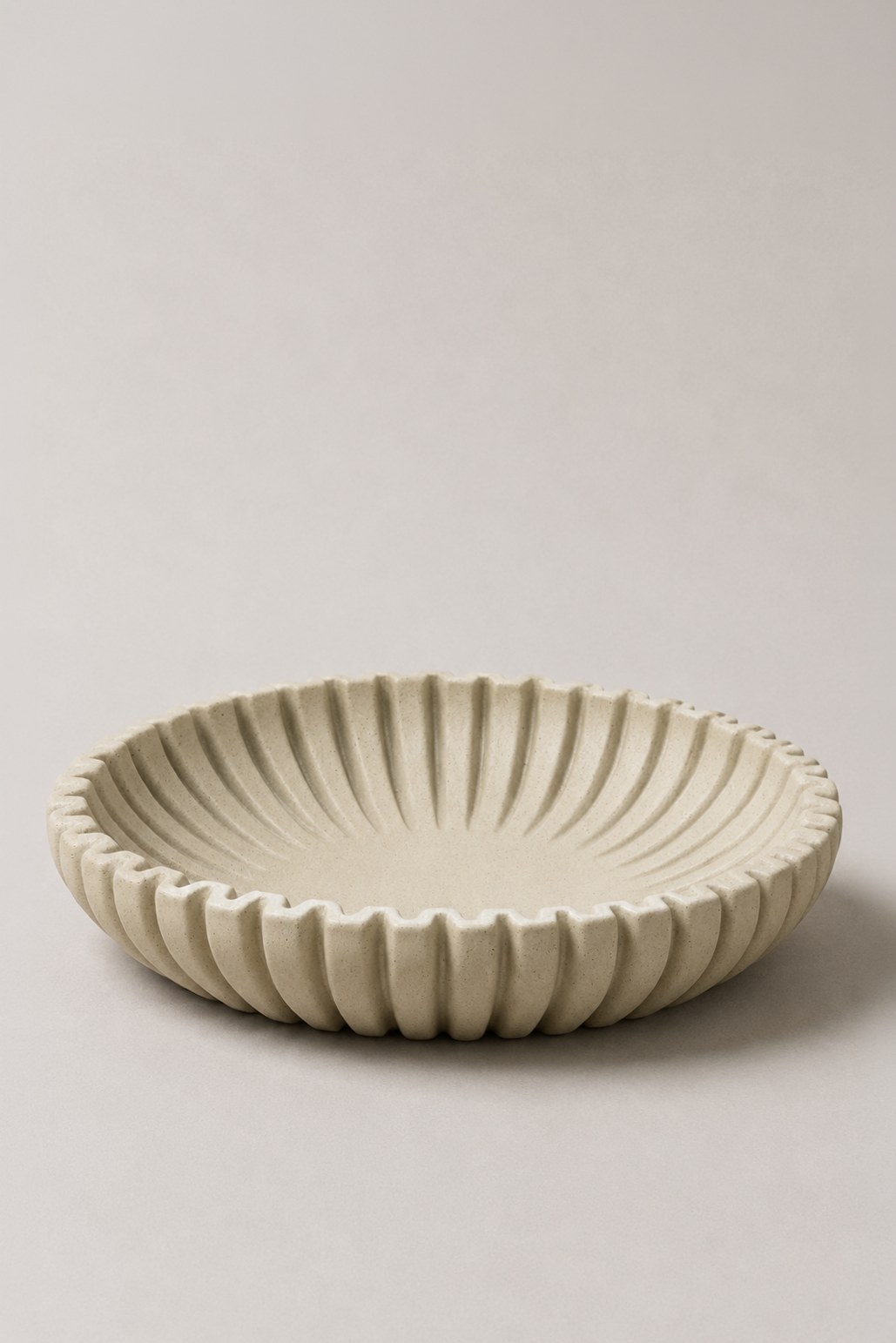 Calvix Fluted Sculptural Tray